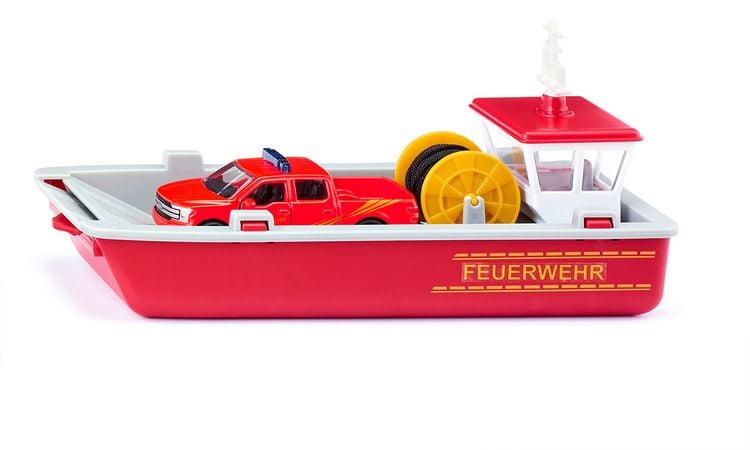 Produktbild: Siku 2117 Feuerwehr Arbeitsboot
