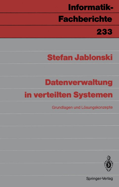 Produktbild: Datenverwaltung in verteilten Systemen