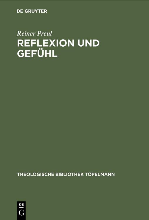 Produktbild: Reflexion und Gef&uuml;hl