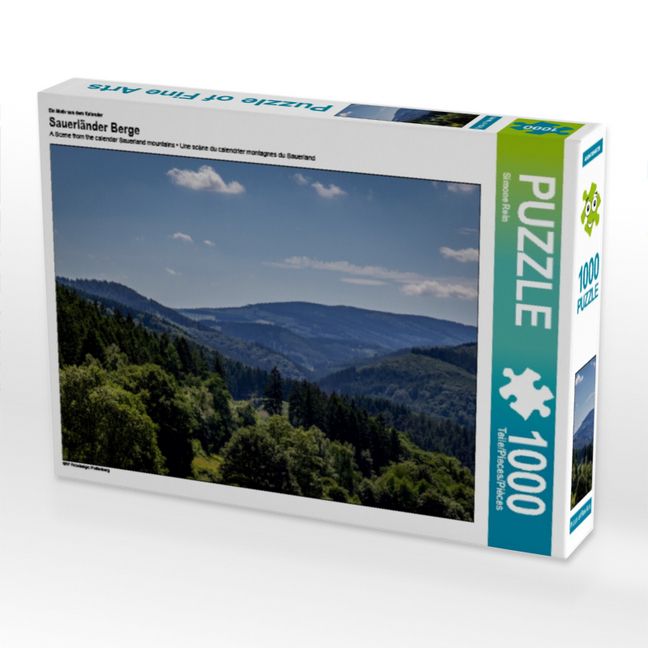 Produktbild: Ein Motiv aus dem Kalender Sauerl&auml;nder Berge (Puzzle)