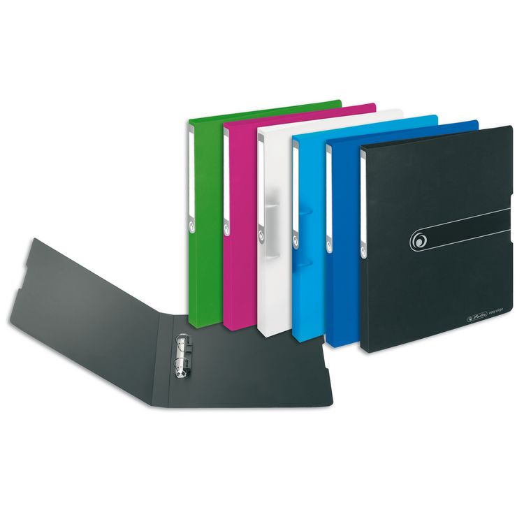 Produktbild: Herlitz 11205747 - Ringbuch PP A4 2 Ringe 16mm, Opak Beere
