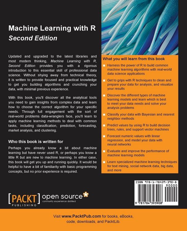 Produktbild: Machine Learning with R - Second Edition