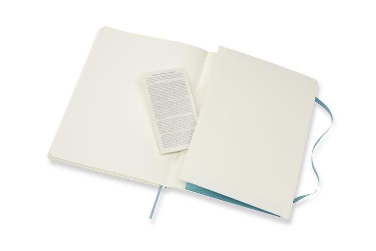 Produktbild: Moleskine Notizbuch Xlarge, Liniert, Soft Cover, Riff Blau