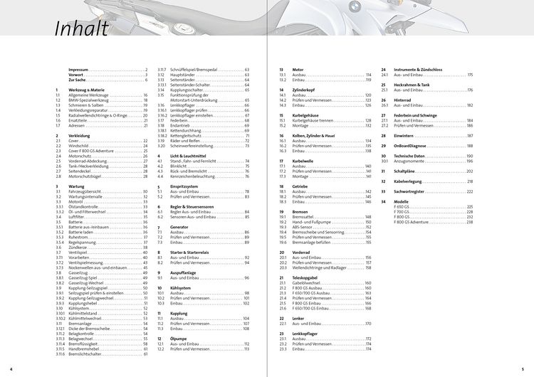 Produktbild: BMW F 650 GS, F 700 GS, F 800 GS, Reparaturanleitung