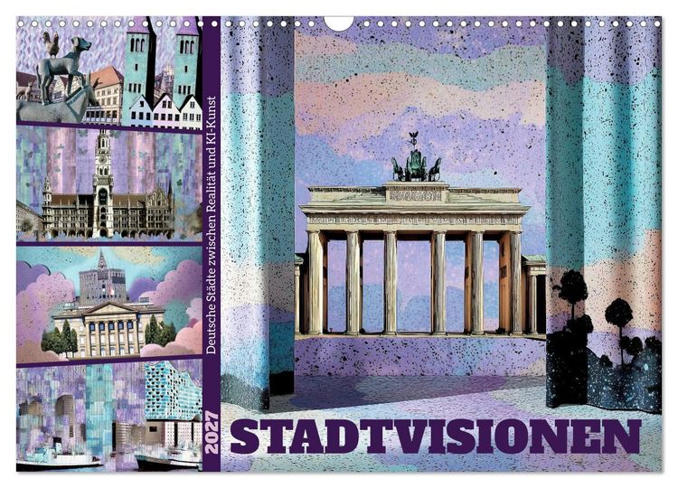 Produktbild: Stadtvisionen (Wandkalender 2027 DIN A3 quer), CALVENDO Monatskalender