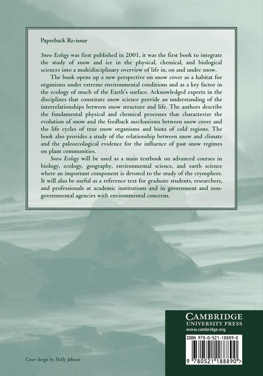 Produktbild: Snow Ecology