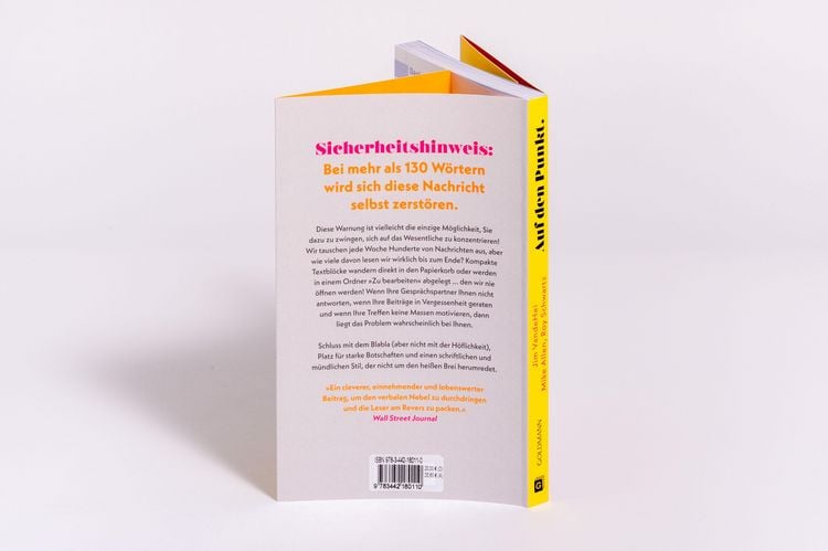 Produktbild: Auf den Punkt &ndash; Mit wenigen Worten alles sagen