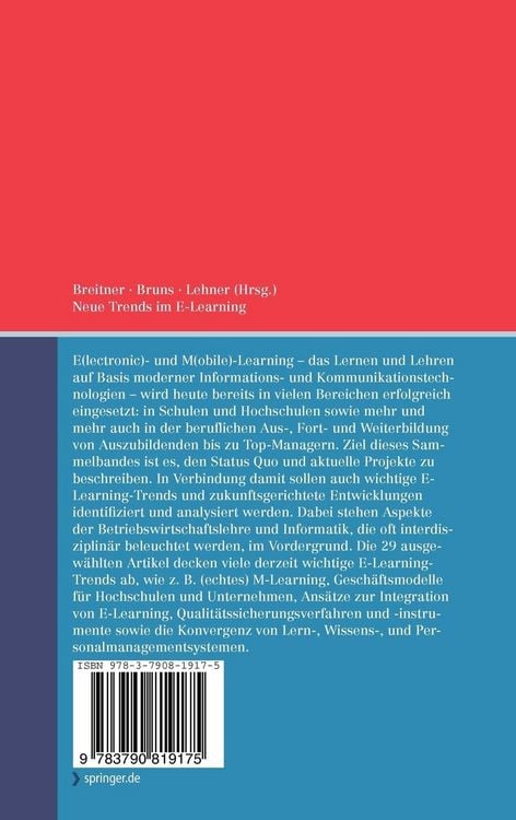 Produktbild: Neue Trends im E-Learning
