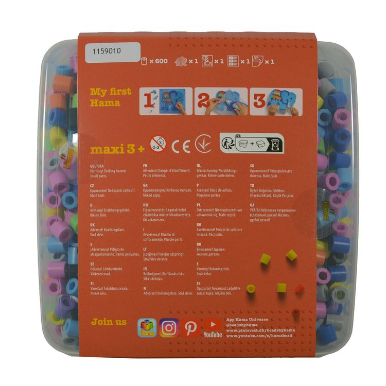 Produktbild: Hama&reg;Maxi Perlenbox Elefant.