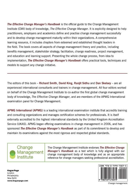 Produktbild: The Effective Change Manager's Handbook