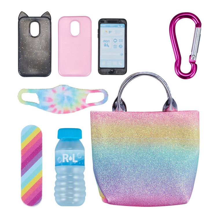 Produktbild: &Uuml;berraschungsset Handtasche mit Accessoires 6fach sortiert