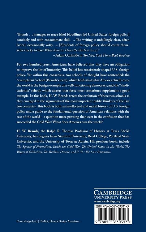 Produktbild: What America Owes the World