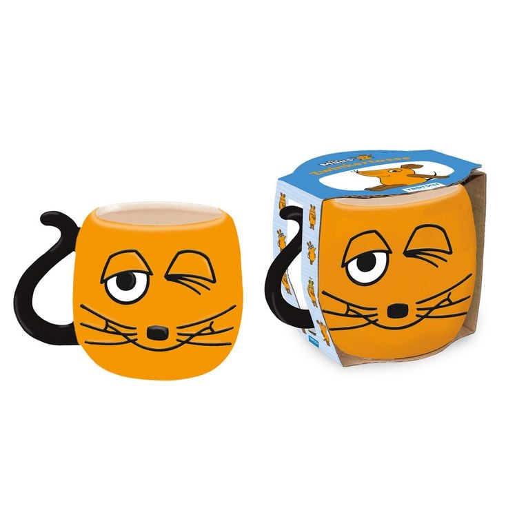 Produktbild: Trötsch Die Maus 3D Porzellantasse groß Zwinkertasse