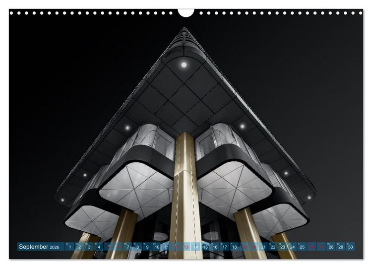 Produktbild: MAINHATTEN architektur kunst (Wandkalender 2026 DIN A3 quer), CALVENDO Monatskalender