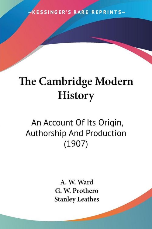 Produktbild: The Cambridge Modern History