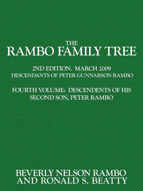 Produktbild: Rambo Family Tree, Volume 4