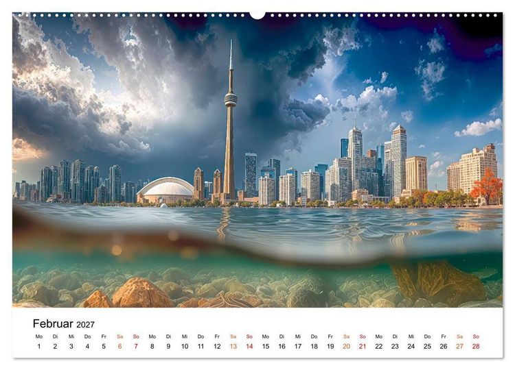 Produktbild: Kanada - zwischen Seen, Bergen und K&uuml;sten (Wandkalender 2027 DIN A2 quer), CALVENDO Monatskalender