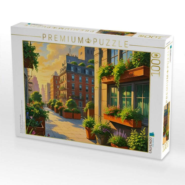 Produktbild: CALVENDO Puzzle Bunte gepflegte H&auml;userfassaden | 1000 Teile Lege-Gr&ouml;&szlig;e 64x48cm Foto-Puzzle f&uuml;r gl&uuml;ckliche Stunden