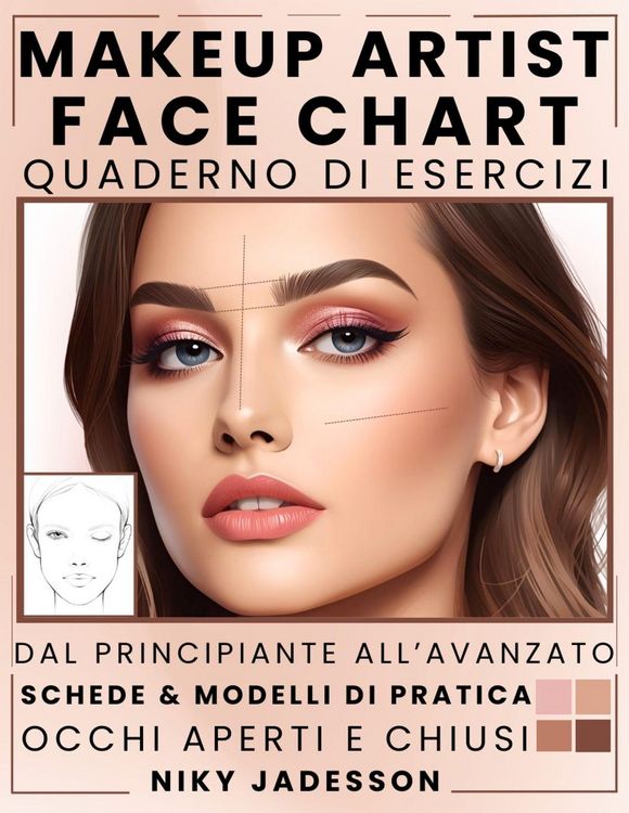 Produktbild: Makeup Artist Face Chart Quaderno di esercizi