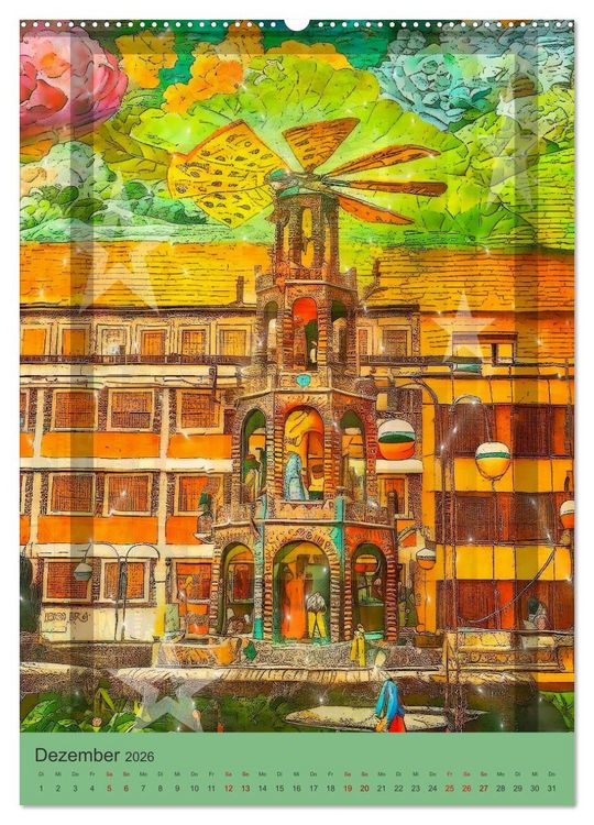 Produktbild: Bochum Die Ruhrpottperle (Wandkalender 2026 DIN A2 hoch), CALVENDO Monatskalender