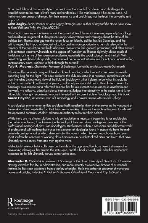 Produktbild: The Sociological Predicament