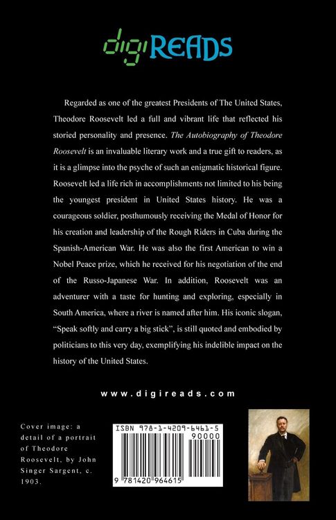 Produktbild: The Autobiography of Theodore Roosevelt