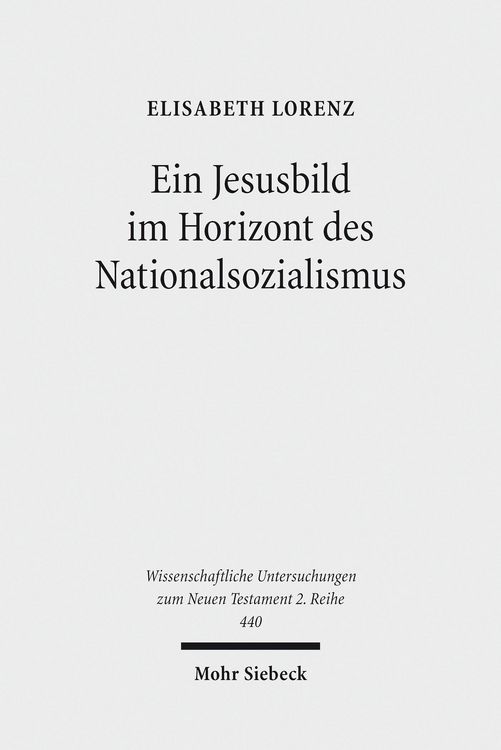 Produktbild: Ein Jesusbild im Horizont des Nationalsozialismus