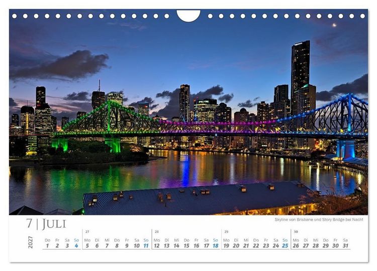 Produktbild: Australien - Highlights Ostk&uuml;ste (Wandkalender 2027 DIN A4 quer), CALVENDO Monatskalender