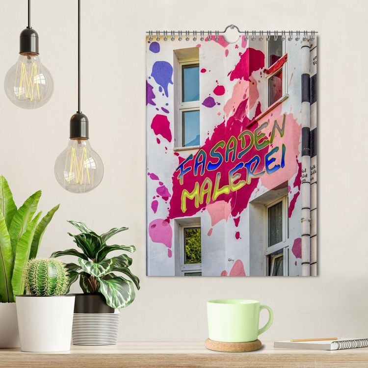 Produktbild: Fasadenmalerei (Wandkalender 2026 DIN A4 hoch), CALVENDO Monatskalender