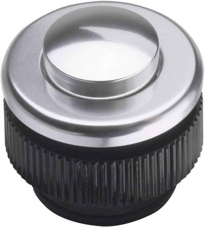 Produktbild: Grothe 62032 Klingeltaster 1fach Aluminium 12 V/1,5 A