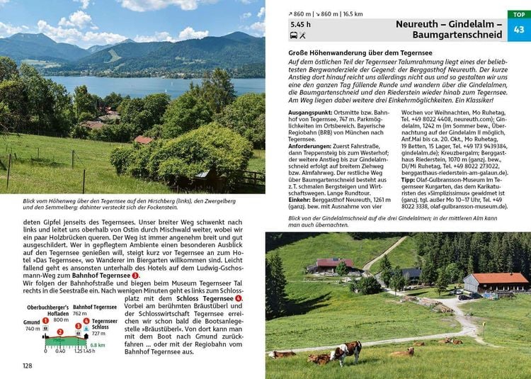 Produktbild: ROTHER Wanderf&uuml;hrer Tegernsee, Schliersee, Spitzingsee. 60 Touren in den Bayerischen Voralpen zwischen Isar und Inn