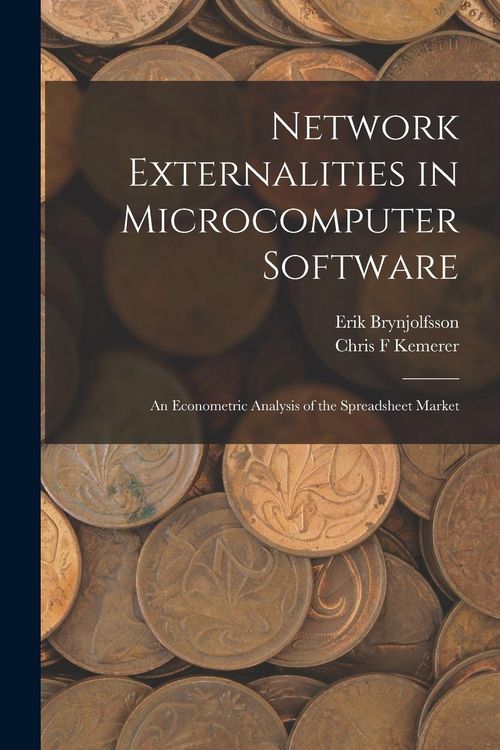 Produktbild: Network Externalities in Microcomputer Software: An Econometric Analysis of the Spreadsheet Market