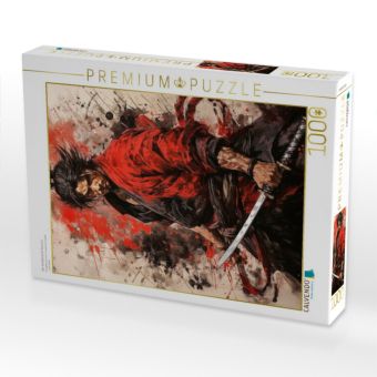 Produktbild: CALVENDO Puzzle Der k&auml;mpferische Samurai | 1000 Teile Lege-Gr&ouml;&szlig;e 64x48cm Foto-Puzzle f&uuml;r gl&uuml;ckliche Stunden