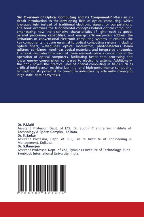 Produktbild: An Overview of Optical Computing and its Components