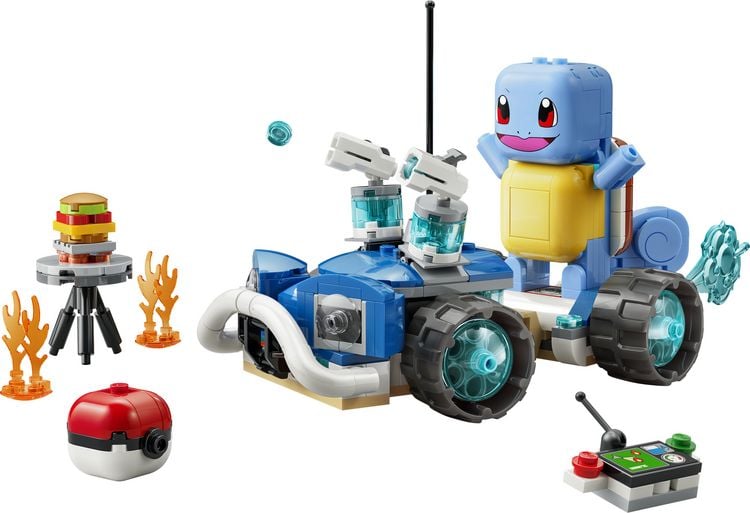 Produktbild: LEGO Pok&eacute;mon SMART Play: Trainer-Buggyabenteuer mit Schiggy kompatibles Set 72156