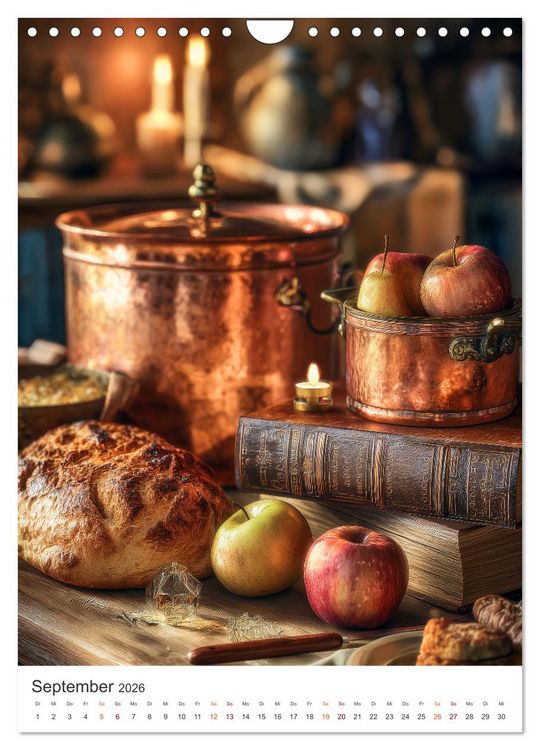 Produktbild: Das Gourmet Jahr (Wandkalender 2026 DIN A4 hoch), CALVENDO Monatskalender