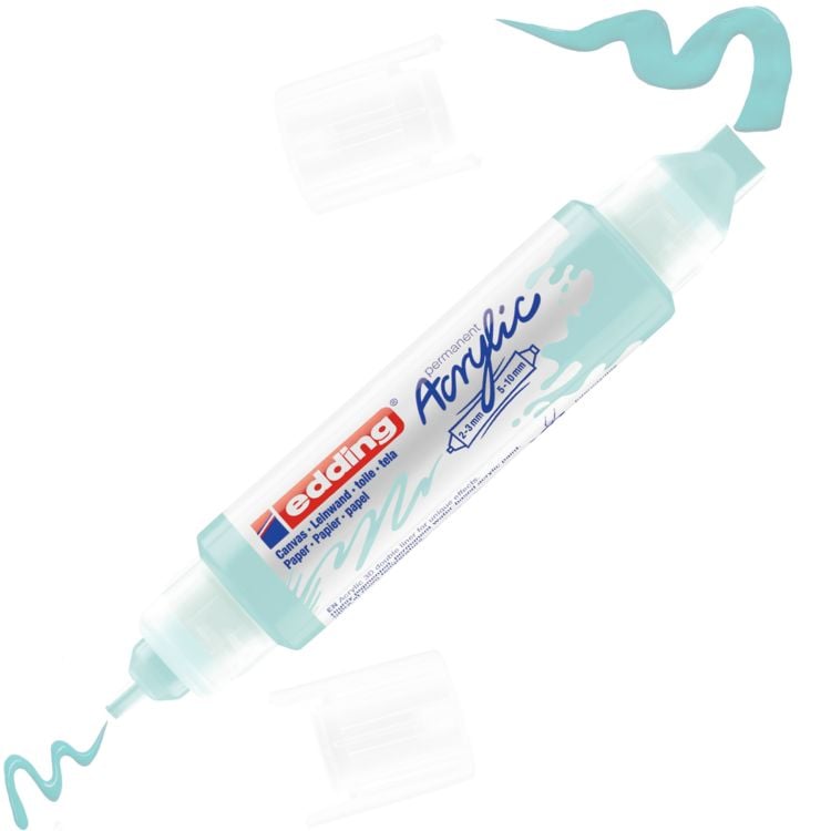 Produktbild: edding Acryl Double Liner 5400 pastell blau 2-3mm/5-10mm