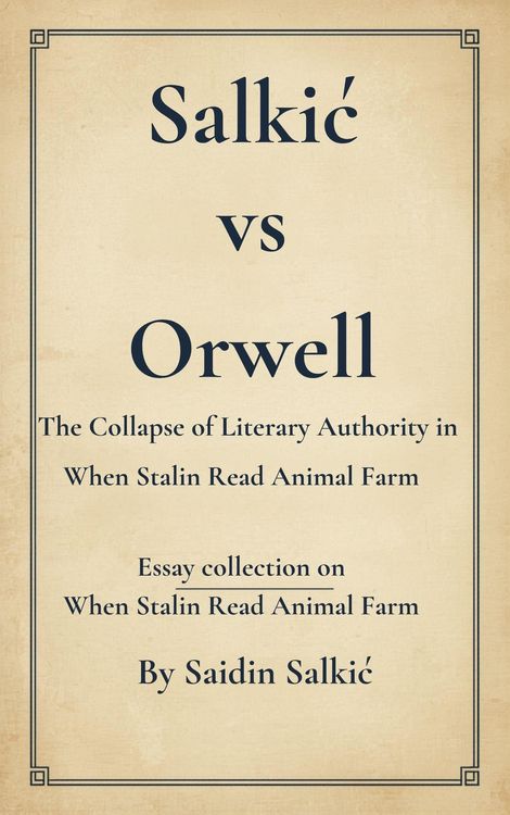 Produktbild: Salkic vs Orwell-The Collapse of Literary Authority in When Stalin Read Animal Farm