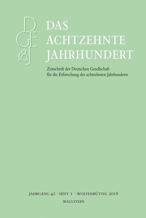 Produktbild: Das achtzehnte Jahrhundert 42/1