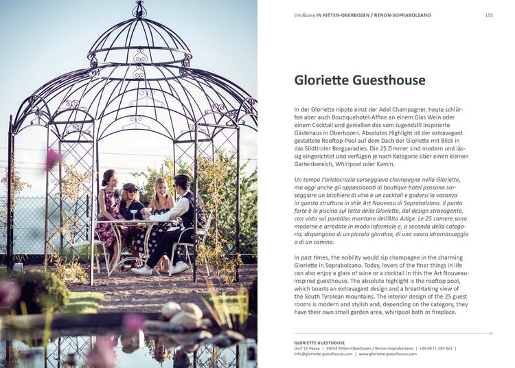 Produktbild: Chic&cosy - Boutiquehotels, Apartments and Bed&Breakfasts in S&uuml;dtirol / Alto Adige / South Tyrol