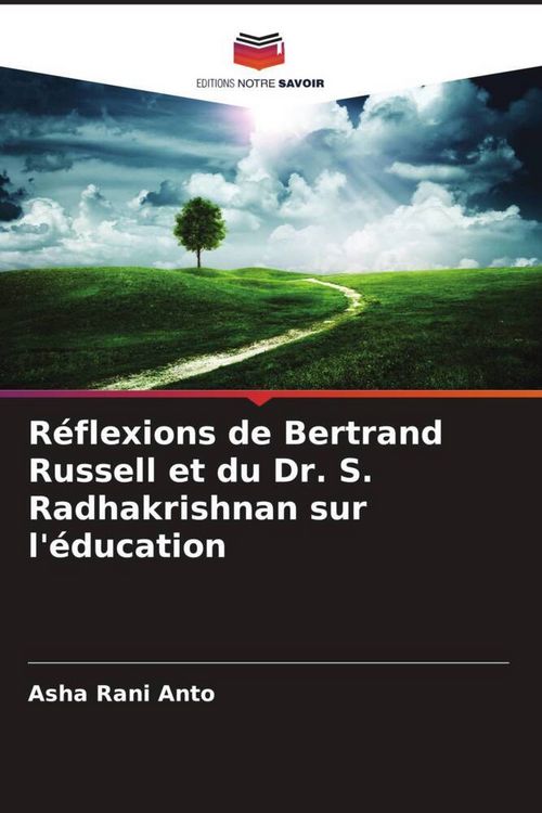 Produktbild: R&eacute;flexions de Bertrand Russell et du Dr. S. Radhakrishnan sur l'&eacute;ducation