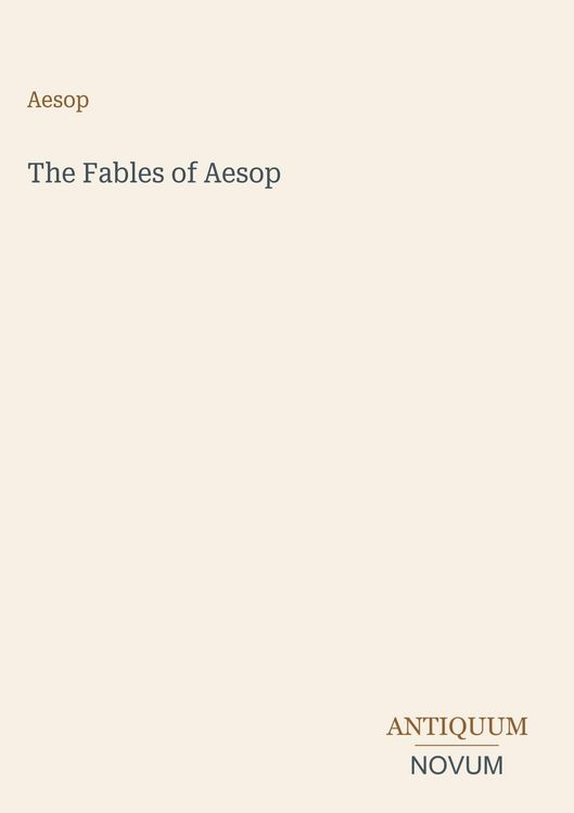 Produktbild: The Fables of Aesop