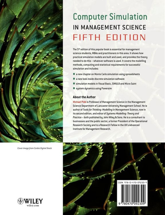 Produktbild: Computer Simulation in Management Science