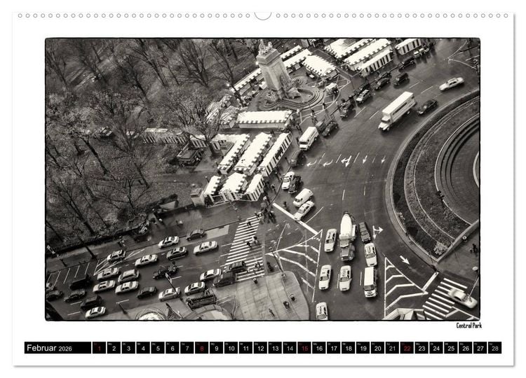 Produktbild: Manhattan Memories - Erinnerungen an New York (hochwertiger Premium Wandkalender 2026 DIN A2 quer), Kunstdruck in Hochglanz