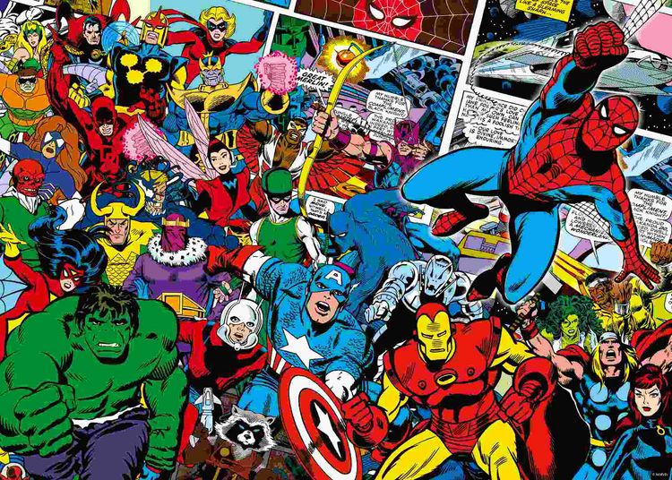 Produktbild: Erwachsenenpuzzle 1000 Teile - Marvel Avengers - Challenge