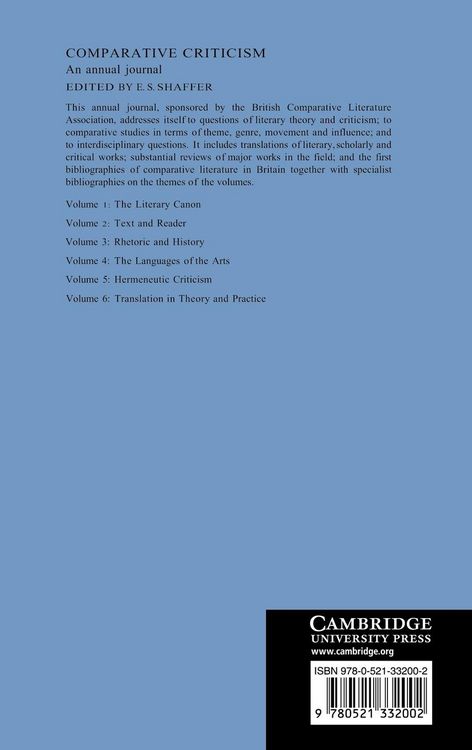 Produktbild: Comparative Criticism