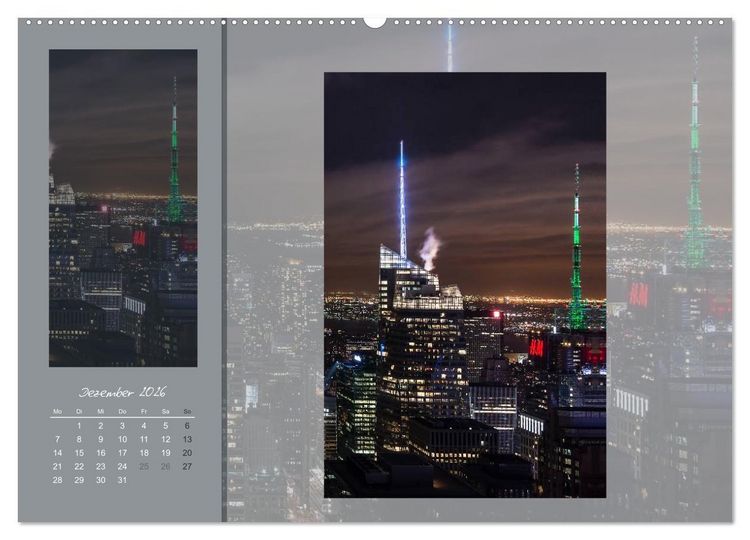 Produktbild: New York - einmal anders (Wandkalender 2026 DIN A2 quer), CALVENDO Monatskalender