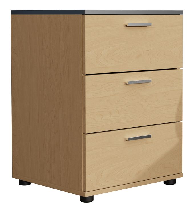 Produktbild: Holz Nachtschrank Nachttisch Schublade Testalo