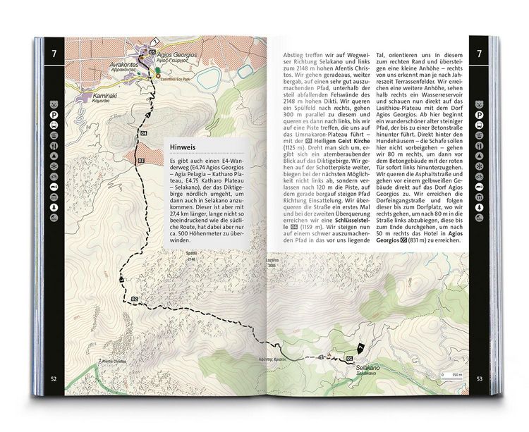 Produktbild: KOMPASS Wanderf&uuml;hrer Kreta mit Weitwanderweg E4, 75 Touren mit Extra-Tourenkarte