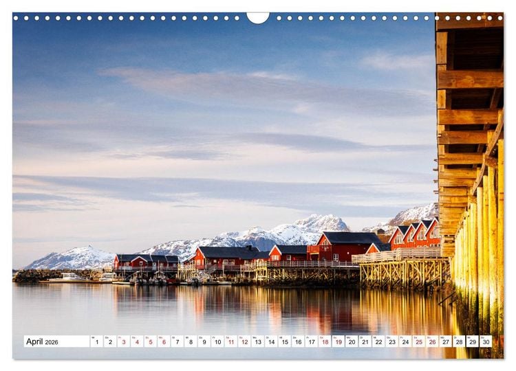 Produktbild: Licht des Nordens - LOFOTEN (Wandkalender 2026 DIN A3 quer), CALVENDO Monatskalender